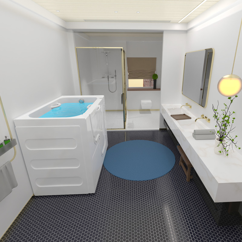 Moena 1271 Classic / Moena 1271 Premium - Fast Fill Easy Use Accessiable Bathtub For The Handicap Water Spa Shower