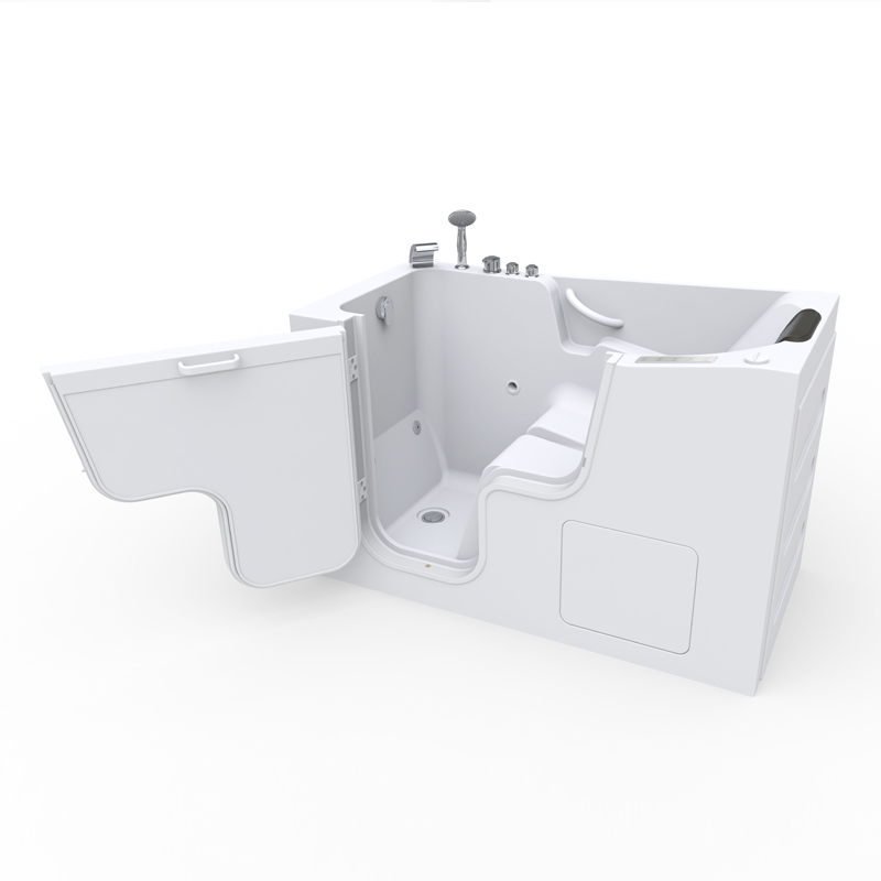 Dolomiti 1575 Deluxe Microbubbles - Multicolor Acrylic Shell Steel Frame Walk In Tub With Selfpriming Pump