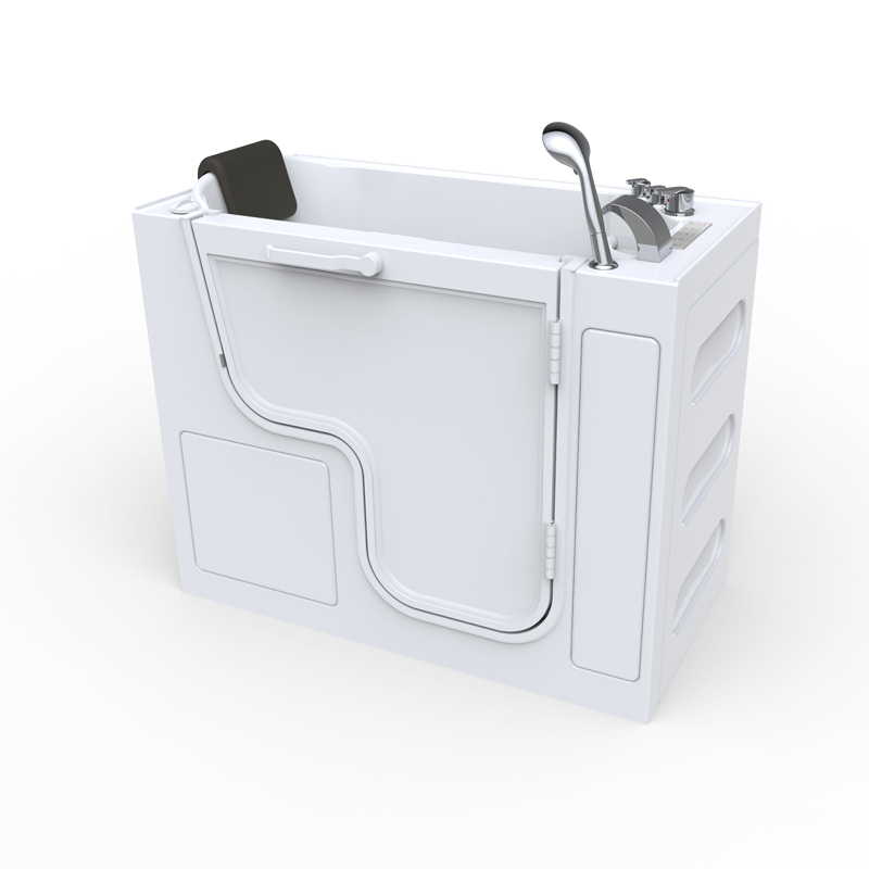 Cervino 1263 Deluxe Microbubbles - Intelligent Walk In Tub With Sit Shower Microbubbles Technology