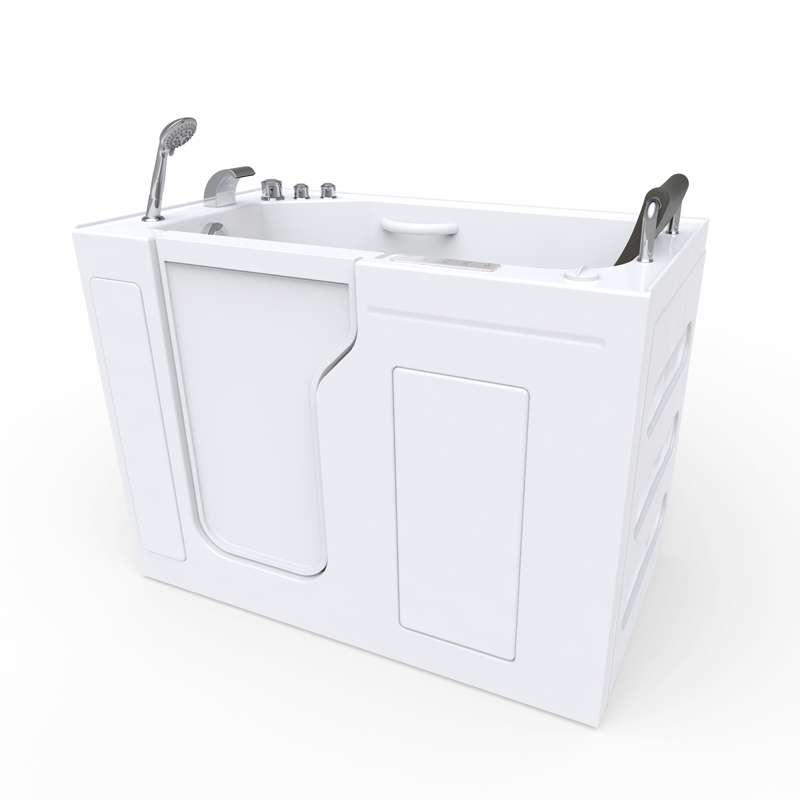 Adamello 1375 Deluxe Temperature SPA - Aluminium Patented Door Jamb Walk In Tub Two Panels Dual Flow