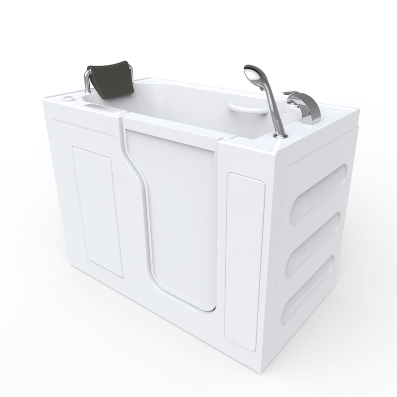 Adamello 1375 Deluxe Temperature SPA - Aluminium Patented Door Jamb Walk In Tub Two Panels Dual Flow