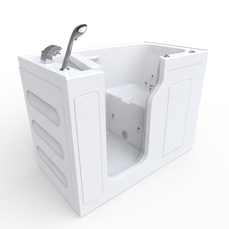 Adamello 1375 Premium - Watertight rustfree Hardware Soaker Tub with inswing door