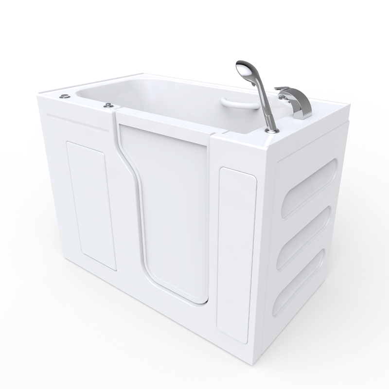 Adamello 1375 Premium - Watertight rustfree Hardware Soaker Tub with inswing door