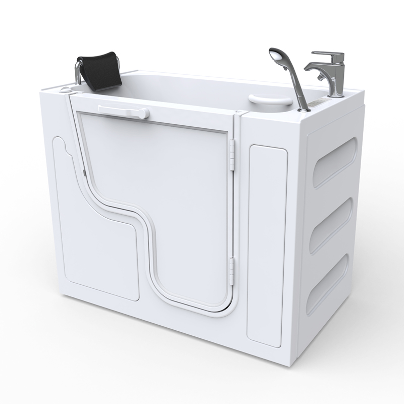 Cortina 1375 Deluxe Microbubbles - Thermostat Step In Bathtub With Whirlpool For Water Air Jet Massage