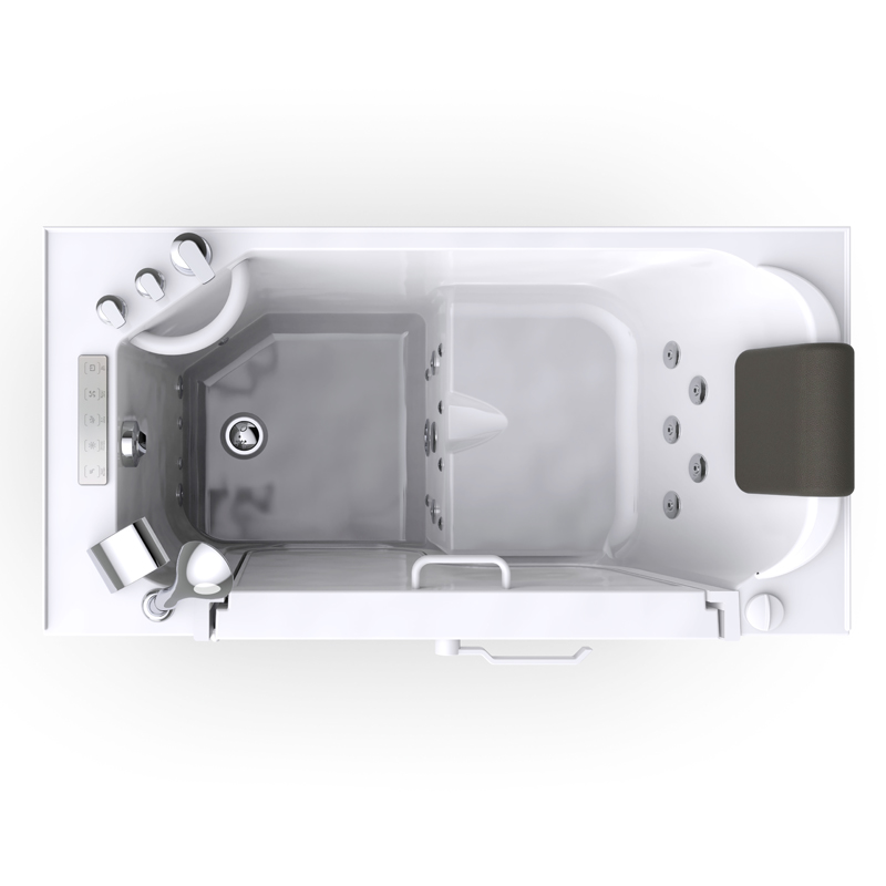 Monterosa 1366 Deluxe Temperature SPA - Walk-In Tubs with Temperature Control, Hydrotherapy, Aromatherapy, and Jet Massage