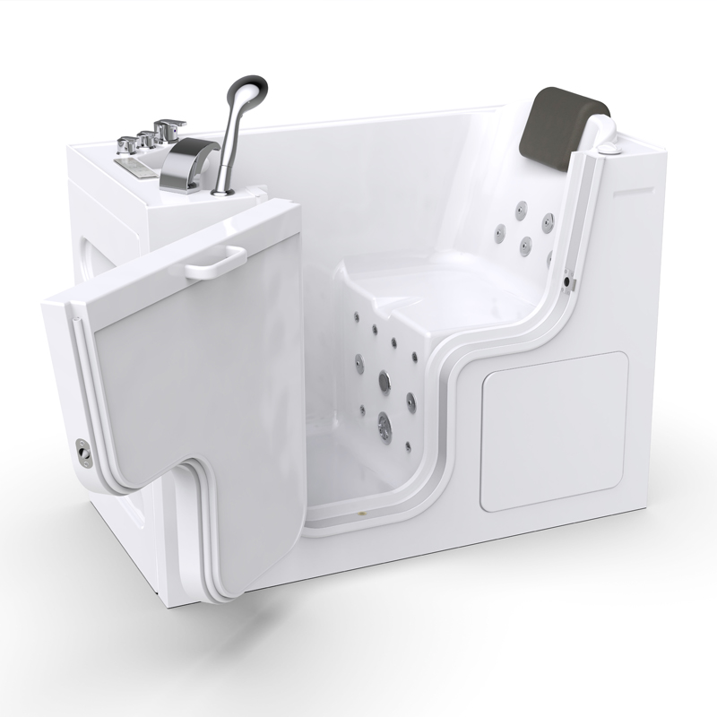 Monterosa 1366 Deluxe Temperature SPA - Walk-In Tubs with Temperature Control, Hydrotherapy, Aromatherapy, and Jet Massage