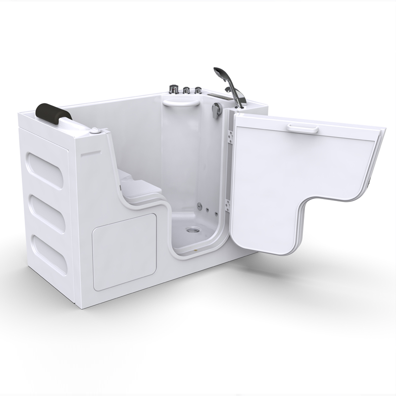 Monterosa 1366 Deluxe Temperature SPA - Walk-In Tubs with Temperature Control, Hydrotherapy, Aromatherapy, and Jet Massage