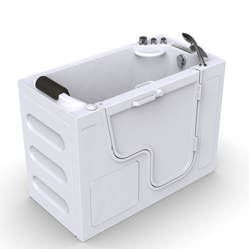 Monterosa 1366 Deluxe Microbubbles - perfect for Pregnant Women, Easy To Bathe Walk In Bathtub For A Sit Down Shower