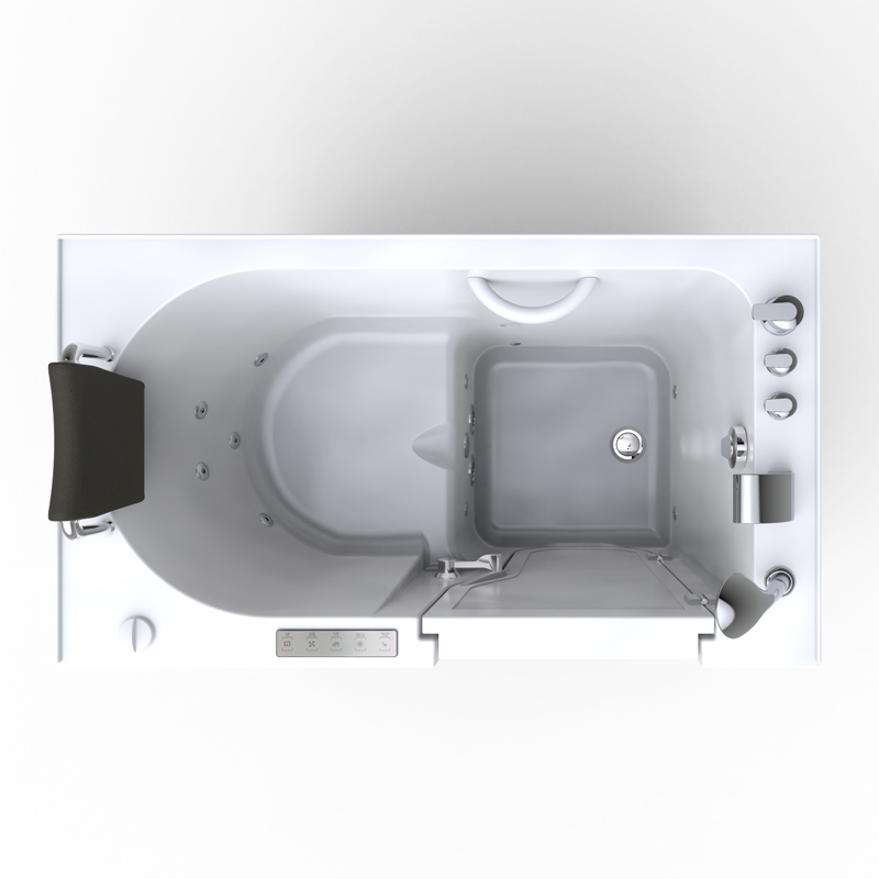 Civetta 1375 Deluxe Microbubbles - Intelligent Walk In Bathtub A Sit Shower Microbubbles Technology