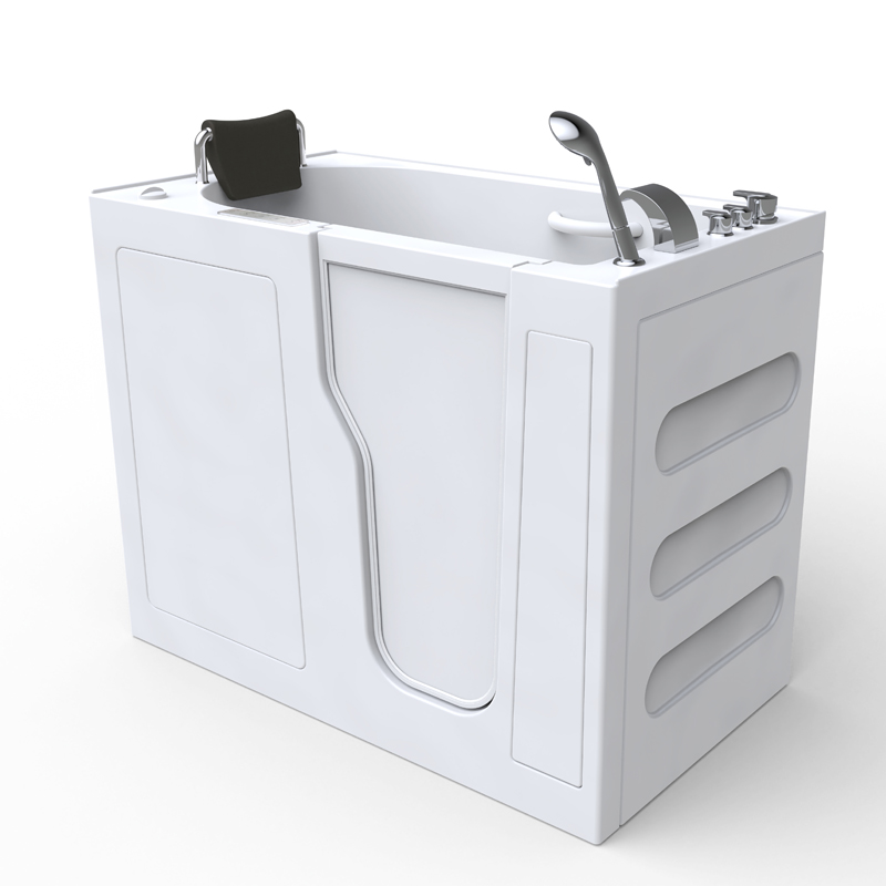 Civetta 1375 Deluxe Temperature SPA - Inswing Step-In Bathtub Shower With Whirlpool Massage