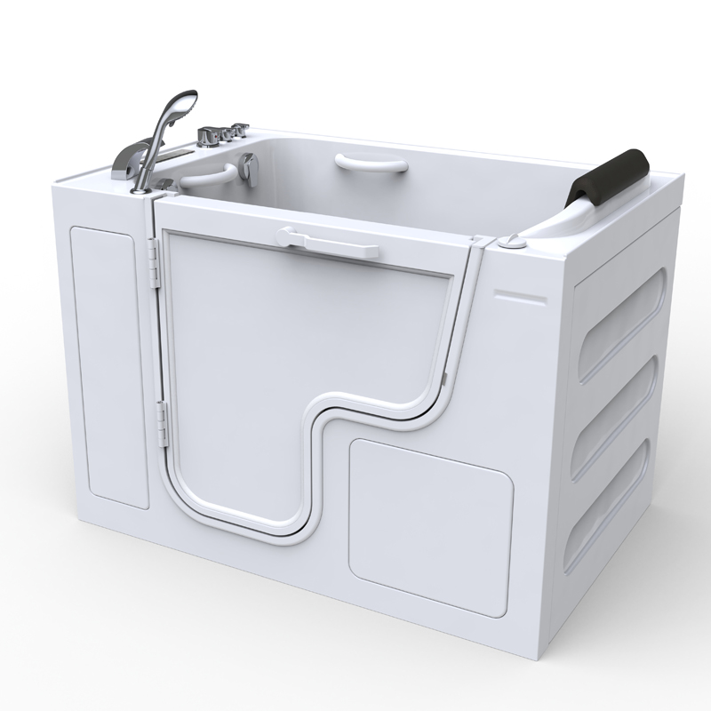 Everest 1489 Deluxe Microbubbles - Hydrotherapy Aromatherapy Walk In Bathtub For Therapeutic Effect