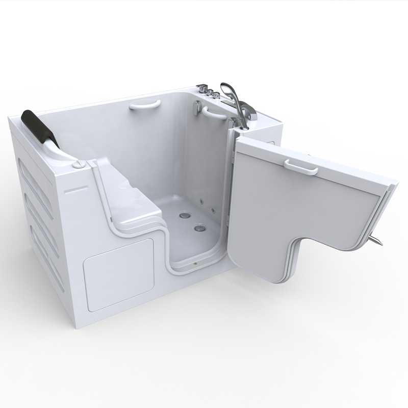 Everest 1489 Deluxe Microbubbles - Hydrotherapy Aromatherapy Walk In Bathtub For Therapeutic Effect