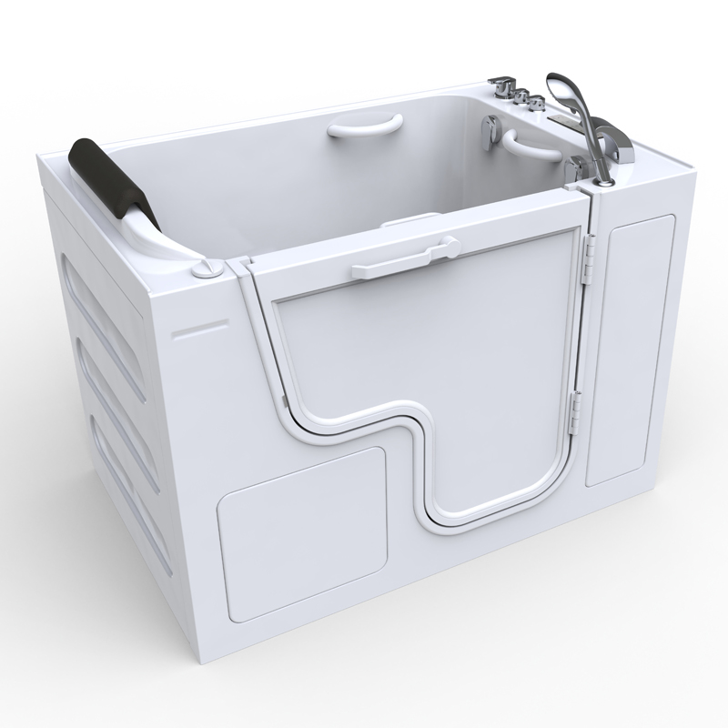Everest 1489 Deluxe Microbubbles - Hydrotherapy Aromatherapy Walk In Bathtub For Therapeutic Effect