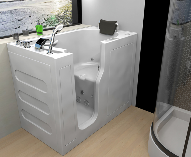 intelligent walk in bathtub