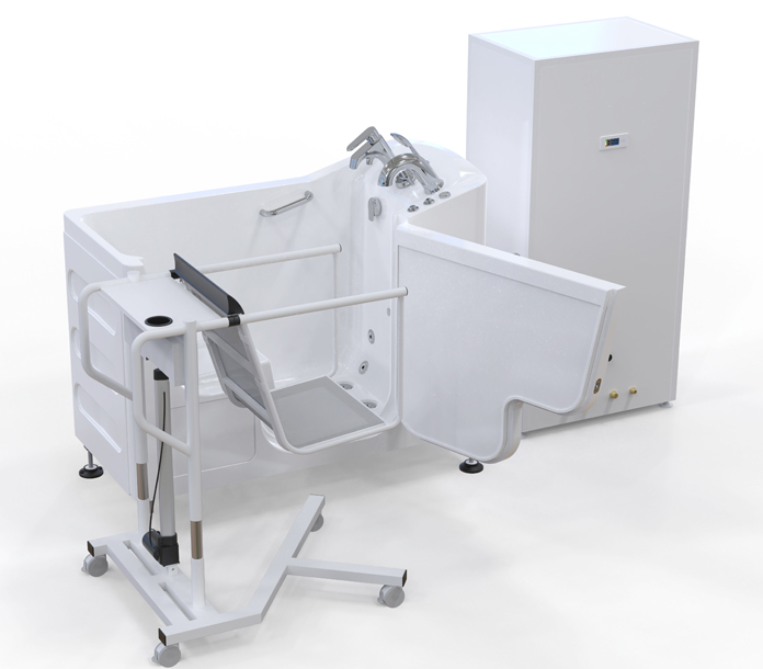 thermostat accessiable tub