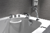 American standard accessiable tub