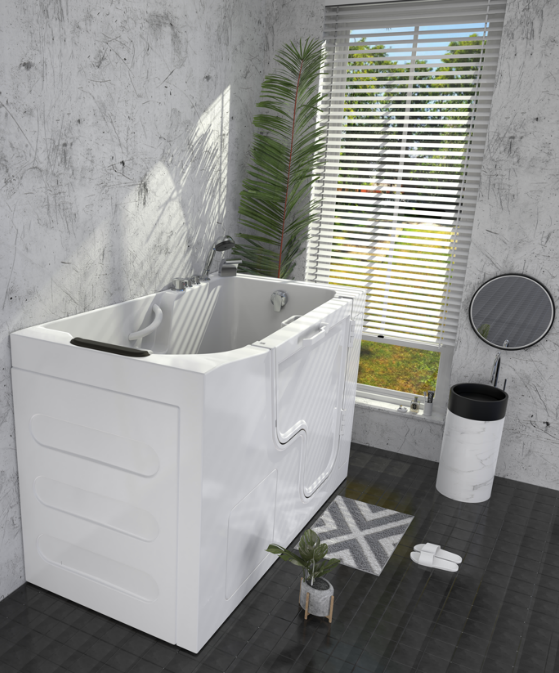 Dolomiti 1575 Step-In Bathtub: Redefining Luxury with Semi-Reclining Comfort