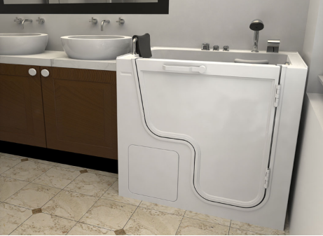 walk-in bathtub