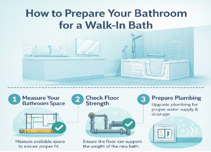 How to Prepare Your Bathroom for a Walk-In Bath