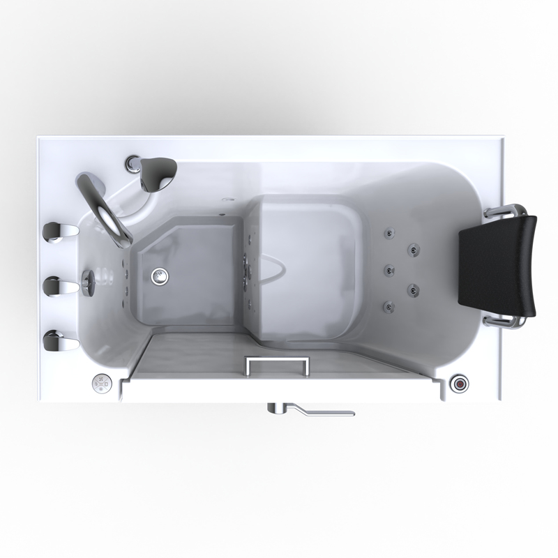 मोंटब्लैंक 1375 डीलक्स माइक्रोबबल्स - वॉक-इन बाथटब स्पा