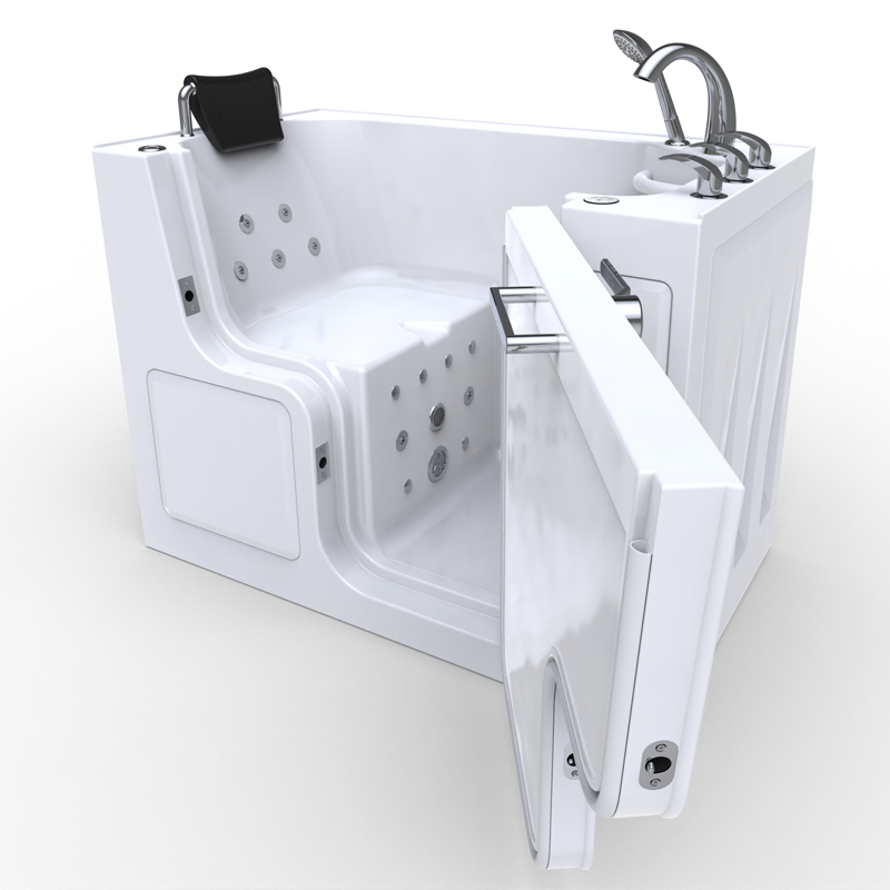 Montblanc 1375 Deluxe temperature SPA - Outswing Walk In Bathtub