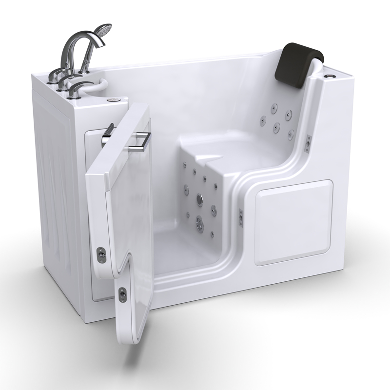 मॉन्टेरोसा 1366 डीलक्स टेम्परेचर स्पा - तापमान नियंत्रण के साथ वॉक-इन बाथ शॉवर