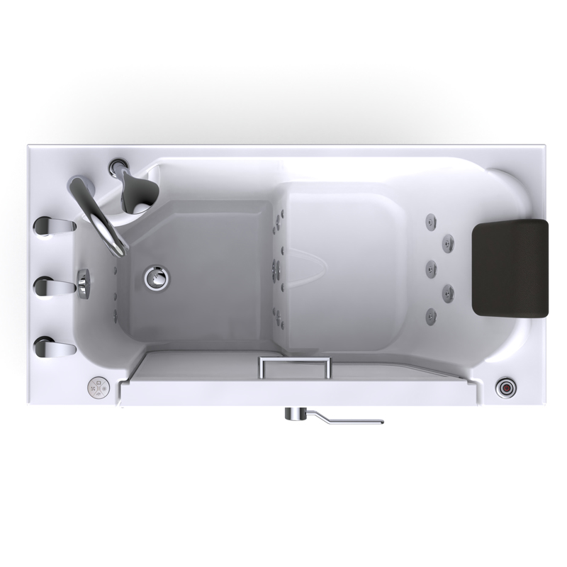 मॉन्टेरोसा 1366 डीलक्स टेम्परेचर स्पा - तापमान नियंत्रण के साथ वॉक-इन बाथ शॉवर