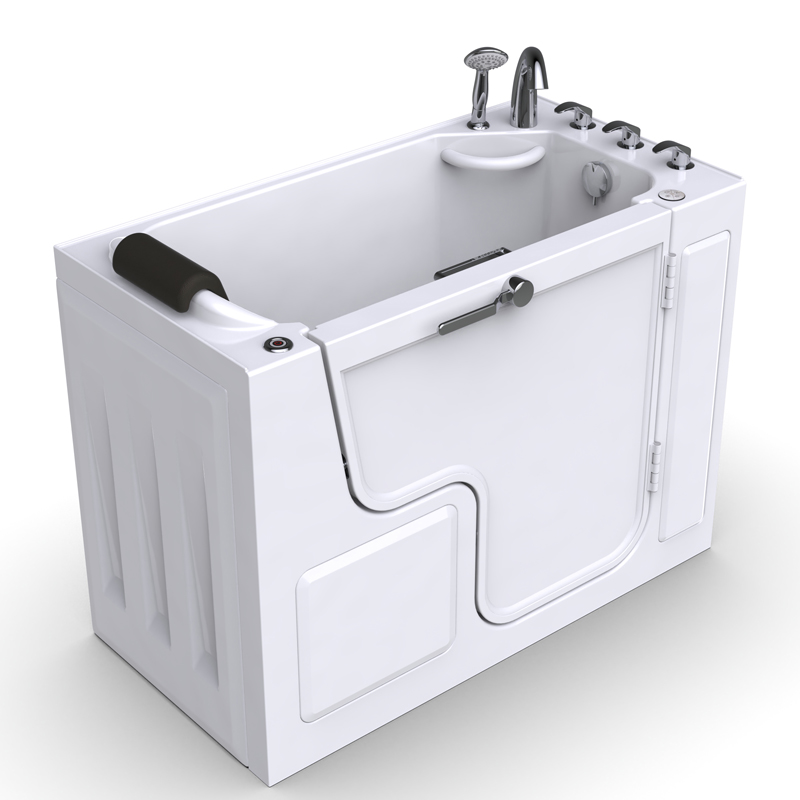 मॉन्टेरोसा 1366 डीलक्स टेम्परेचर स्पा - तापमान नियंत्रण के साथ वॉक-इन बाथ शॉवर