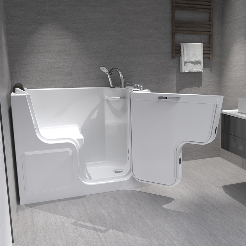 Cervino 1263 Deluxe Microbubbles - Intelligent Walk In Tub With Microbubble Technology