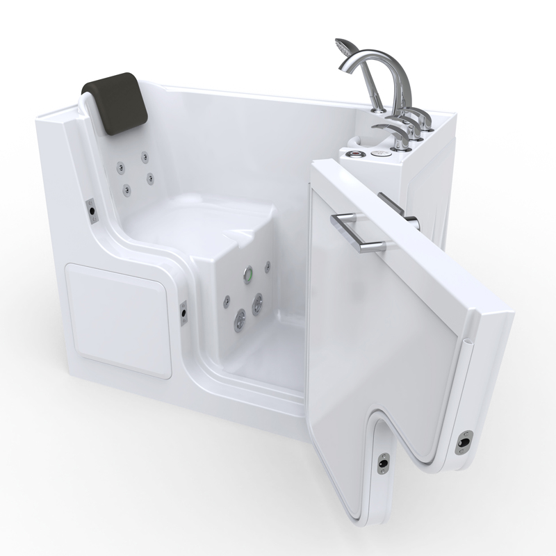 Cervino 1263 Deluxe Microbubbles - Intelligent Walk In Tub With Microbubble Technology