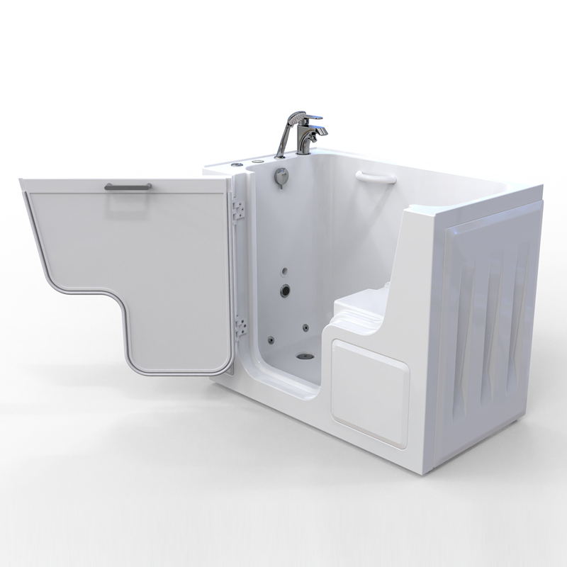 Cortina 1375 Deluxe Microbubbles - Extra Tall Walk-In Bathtub with Microubbles