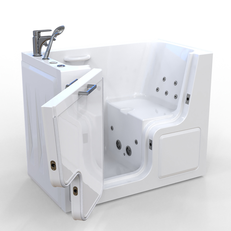 Cortina 1375 Deluxe Microbubbles - Extra Tall Walk-In Bathtub with Microubbles