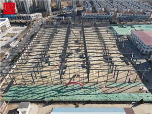 Проект по возведению основной стальной конструкции был успешно завершен