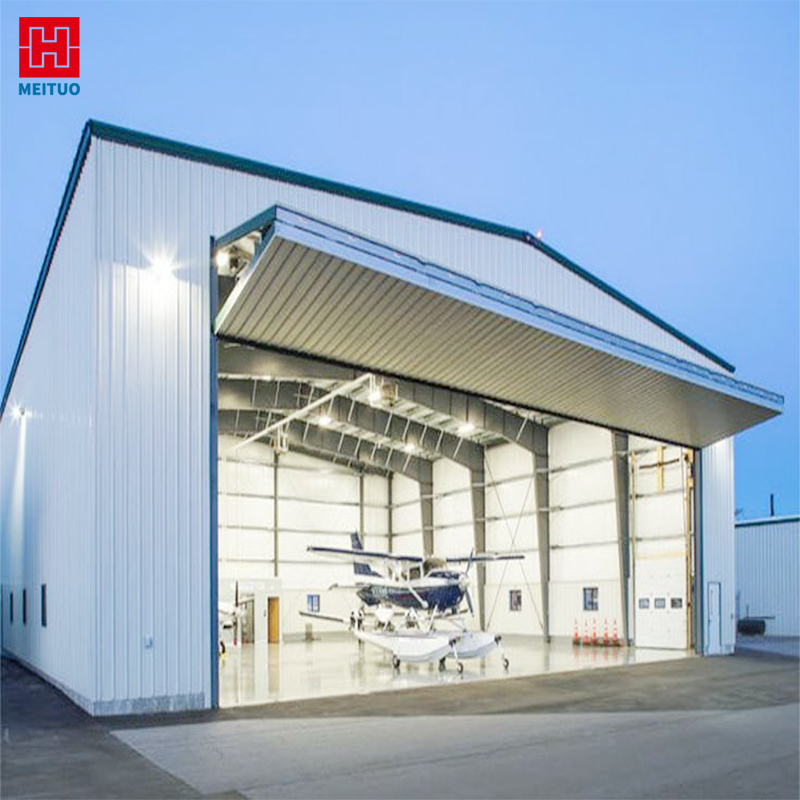 Steel prefabricated hangars