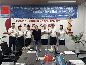 Argentinian Client Visits Shenyang Meituo Steel Structure Co., Ltd. to Discuss Cooperation on a Large-Scale Sports Store Project