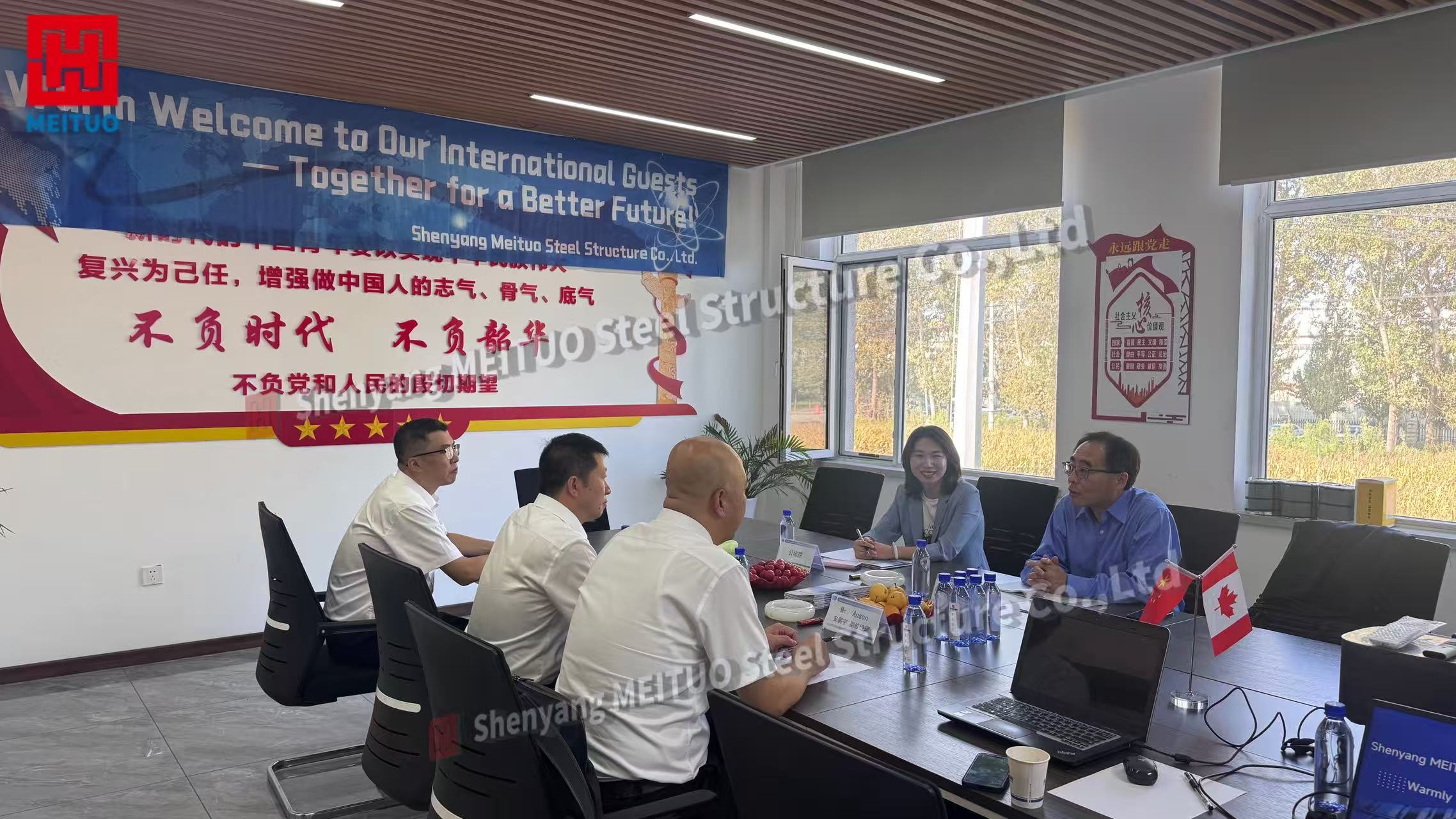 Prefabricated steel warehouse