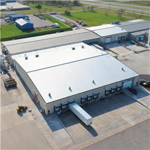 Edificio de almacén de acero prefabricado