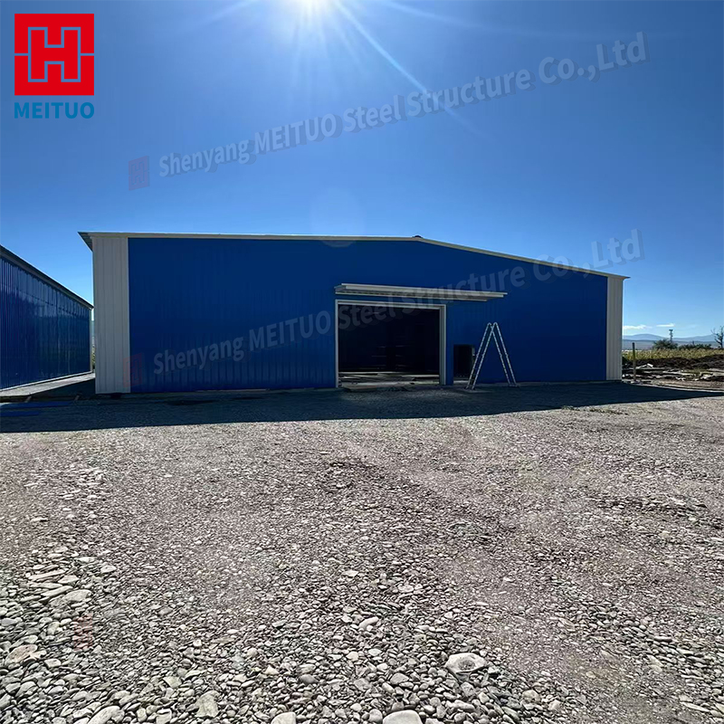 800㎡ Steel Structure Warehouse in Georgia | 2 Units Prefabricated Steel Buildings
