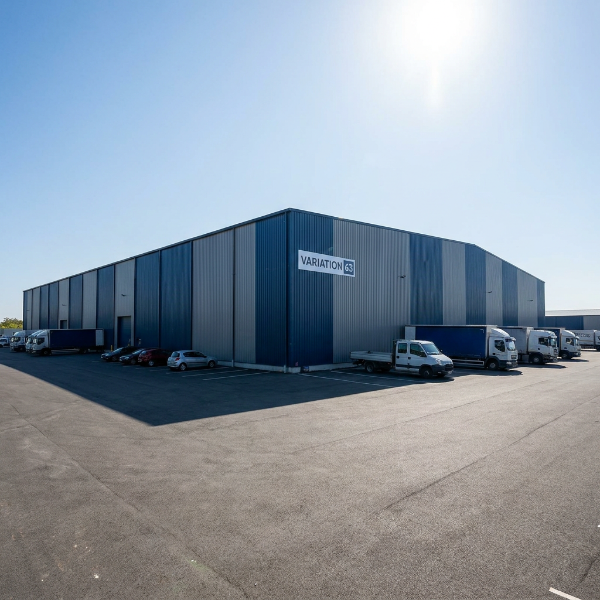 Bâtiment industriel préfabriqué multifonctionnel pour une production à haute efficacité