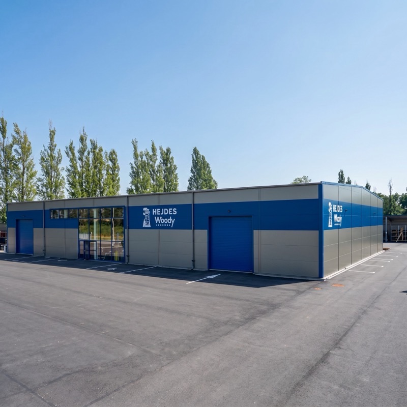 Prefab Steel Warehouse Building for Industrial Storage and Logistics Centers