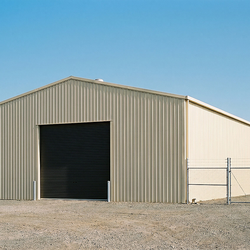 Bâtiment de stockage agricole en acier