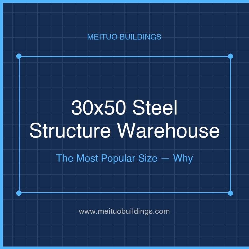 Why the 30x50 Steel Structure Warehouse Is the Most Popular Size We Ship
