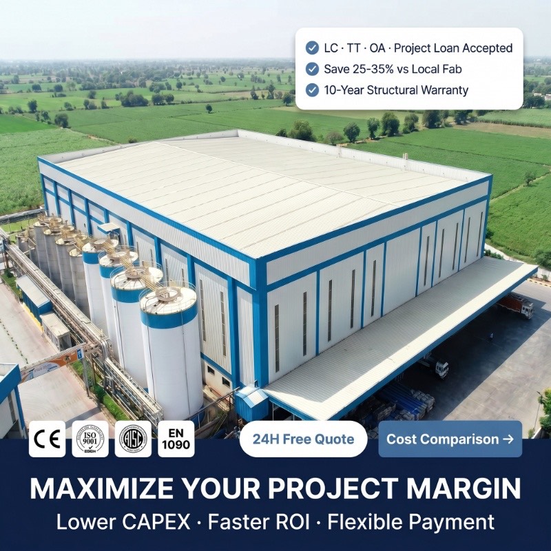 Multi Level Industrial Steel Building
