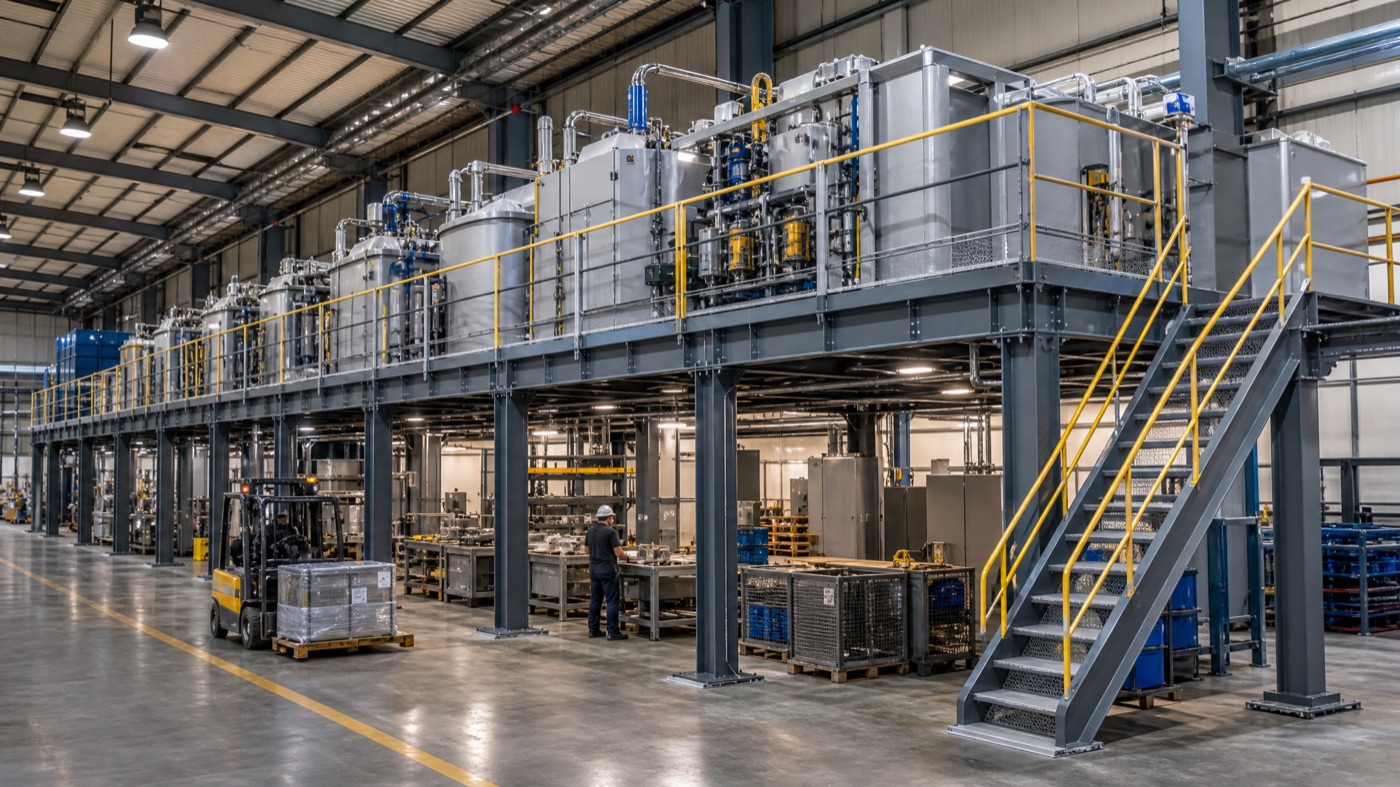 Supply Modular Steel Mezzanine and Equipment Platform for Warehouse ...