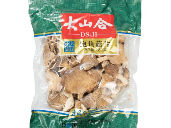 Cogumelo abalone seco ao ar