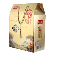 Caixa de presente com cogumelos extragrandes