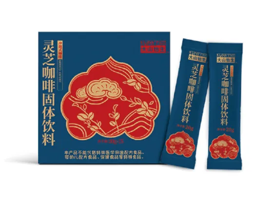 Ganoderma Lucidum Kaffee Festes Getränk