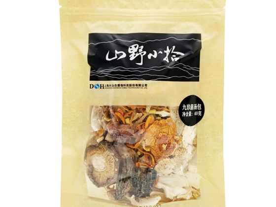 Mélange de soupe aux champignons biologiques
