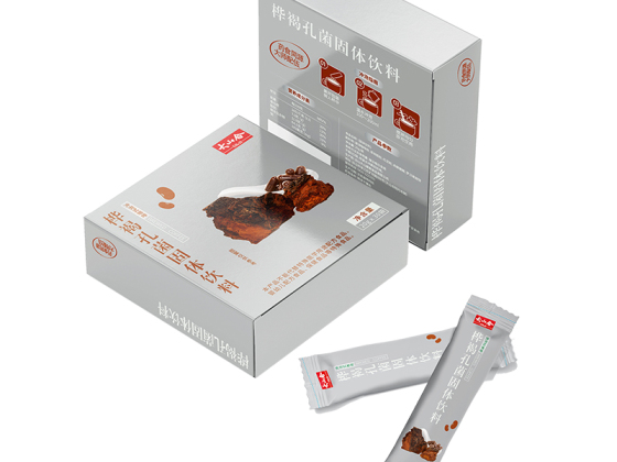 Boisson solide aux champignons chaga