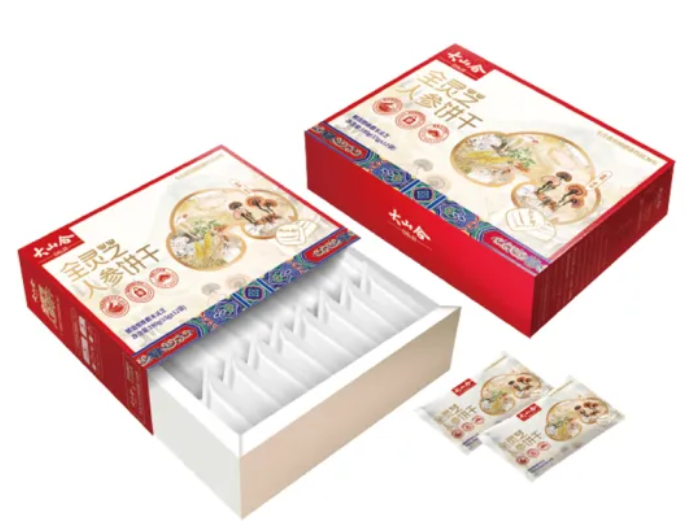 Ganoderma ginseng biscuits